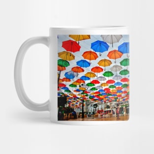 Colourful Umbrellas Torrox Spain Mug